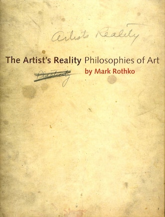 The Artist's Reality: Philosophies of Art