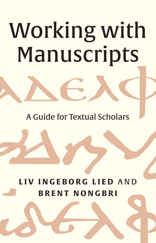 Couverture_Working with Manuscripts
