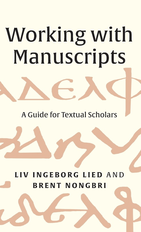 Front cover_Working with Manuscripts