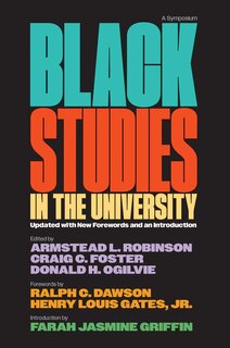 Couverture_Black Studies in the University