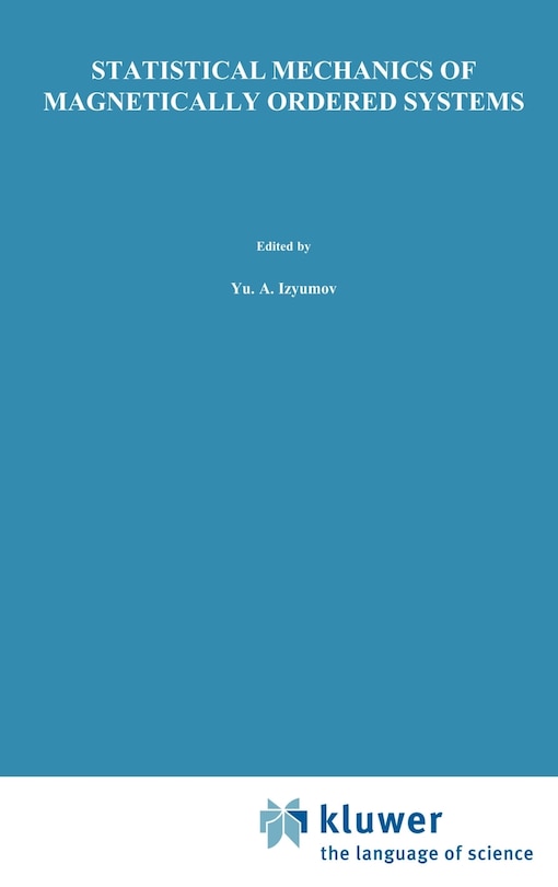 Front cover_Statistical Mechanics of Magnetically Ordered Systems