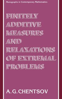 Couverture_Finitely Additive Measures and Relaxations of Extremal Problems