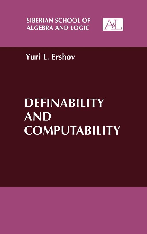 Front cover_Definability and Computability