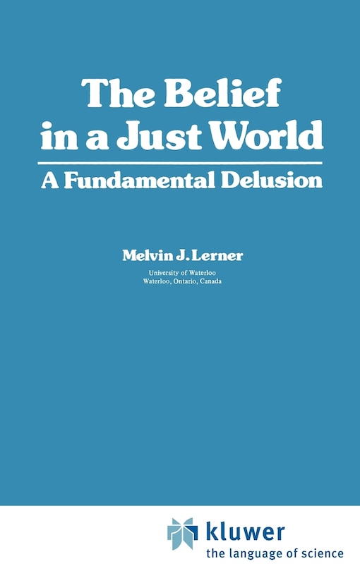 Couverture_The Belief in a Just World