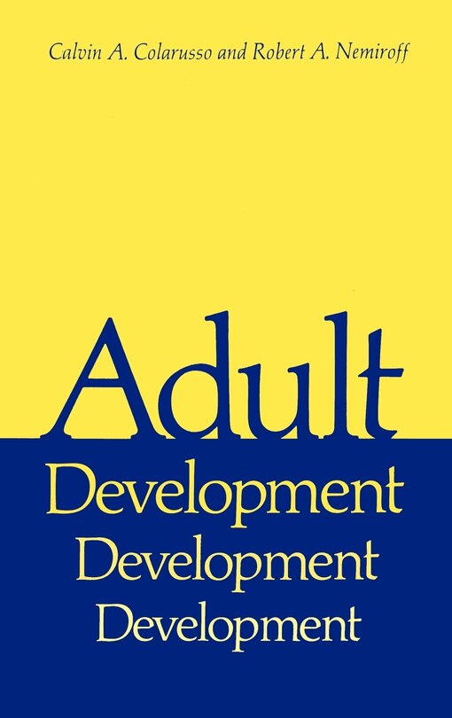 Couverture_Adult Development