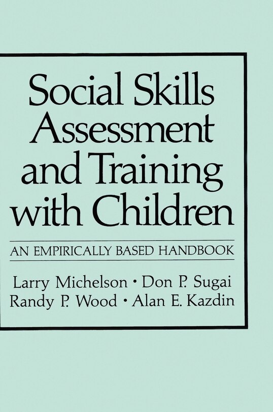 Couverture_Social Skills Assessment and Training with Children