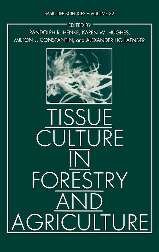 Couverture_Tissue Culture In Forestry And Agriculture
