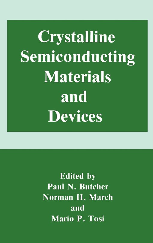 Front cover_Crystalline Semiconducting Materials and Devices