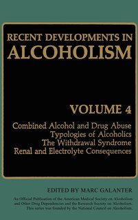 Couverture_Recent Developments in Alcoholism