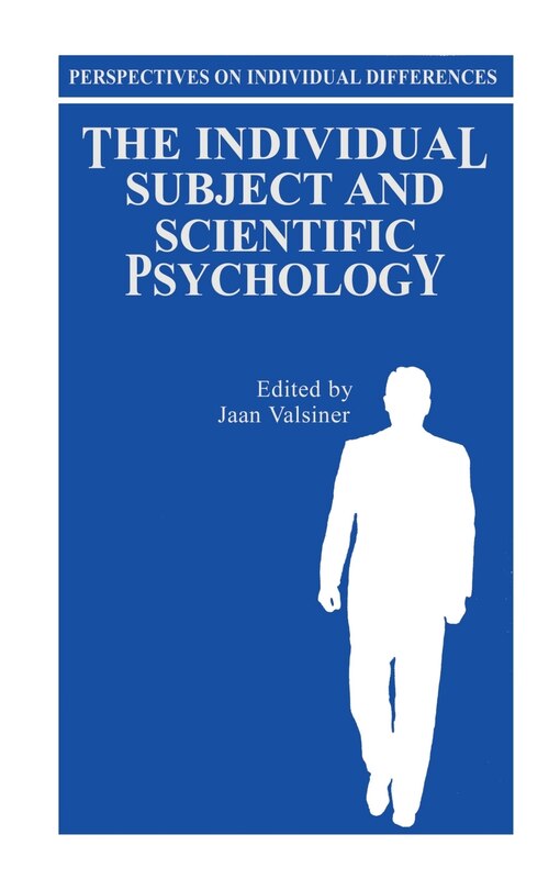 Front cover_The Individual Subject and Scientific Psychology