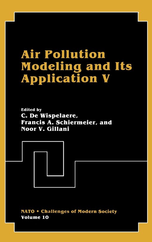Couverture_Air Pollution Modeling and Its Application