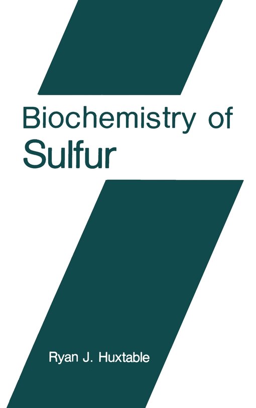 Front cover_Biochemistry of Sulfur