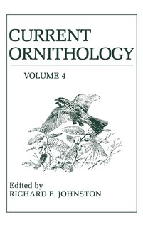 Front cover_Current Ornithology, Volume 4