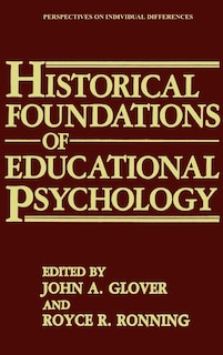 Couverture_Historical Foundations of Educational Psychology