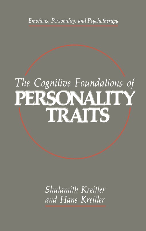 Front cover_The Cognitive Foundations Of Personality Traits
