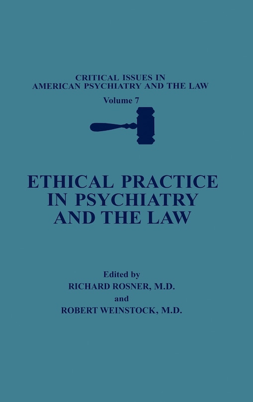 Couverture_Ethical Practice in Psychiatry and the Law