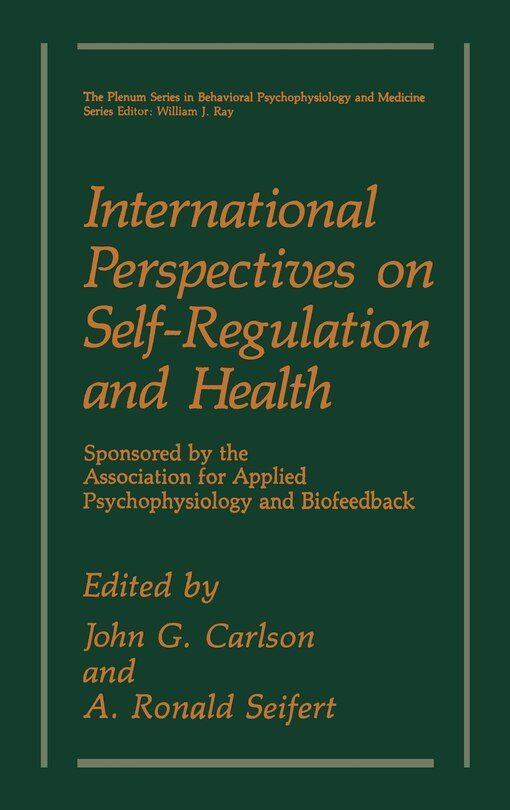 Couverture_International Perspectives on Self-Regulation and Health