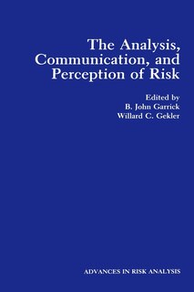 Couverture_The Analysis, Communication, and Perception of Risk