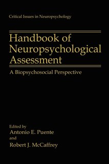 Couverture_Handbook of Neuropsychological Assessment