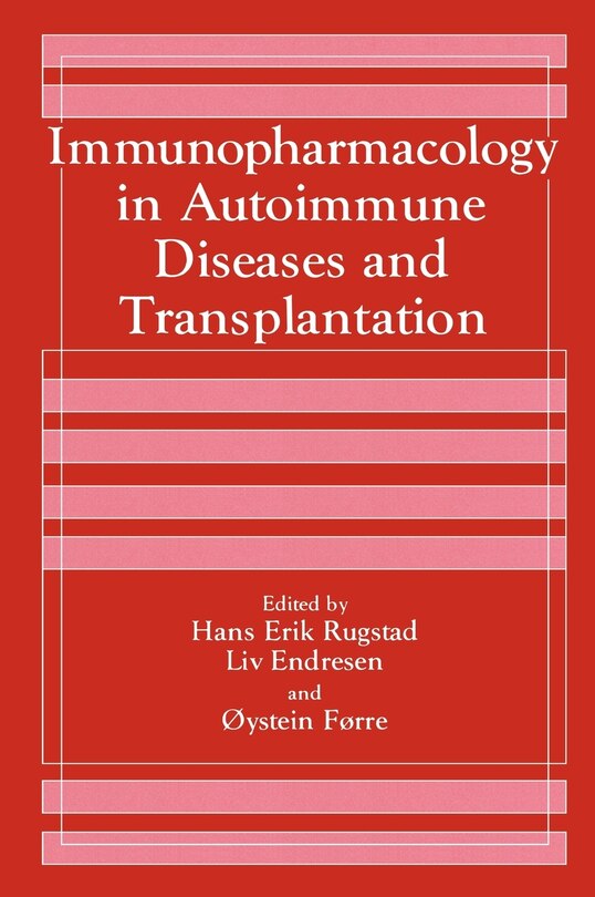 Front cover_Immunopharmacology In Autoimmune Diseases And Transplantation