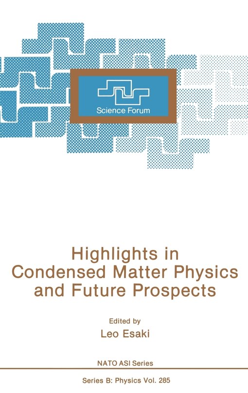 Front cover_Highlights in Condensed Matter Physics and Future Prospects