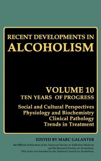 Front cover_Recent Developments in Alcoholism