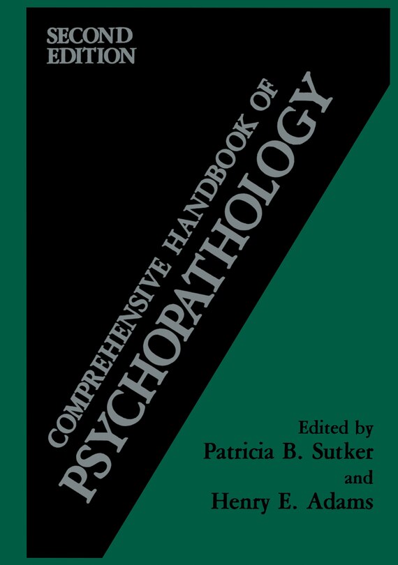Front cover_Comprehensive Handbook of Psychopathology