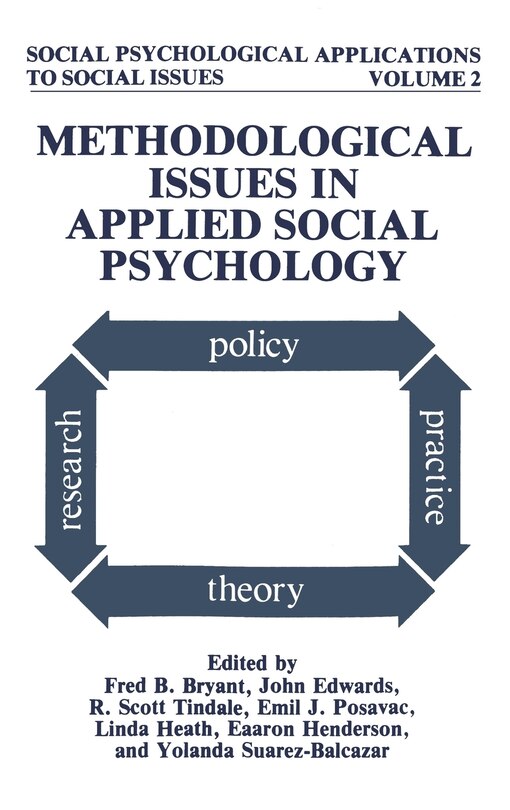 Couverture_Methodological Issues in Applied Social Psychology