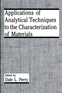 Front cover_Applications of Analytical Techniques to the Characterization of Materials