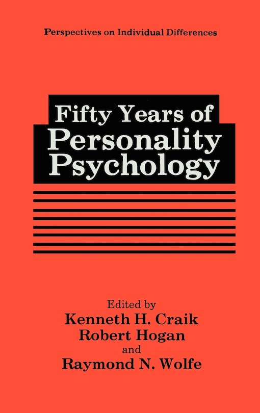 Front cover_Fifty Years of Personality Psychology