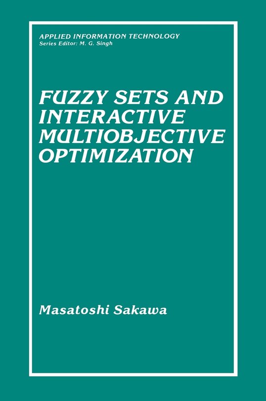 Front cover_Fuzzy Sets and Interactive Multiobjective Optimization