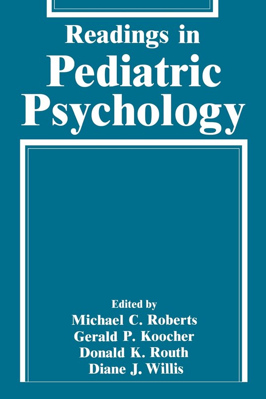 Front cover_Readings In Pediatric Psychology