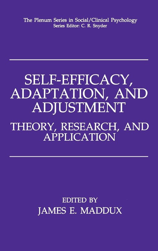 Couverture_Self-Efficacy, Adaptation, and Adjustment