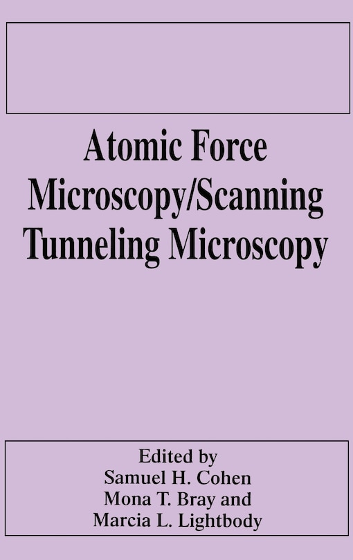 Front cover_Atomic Force Microscopy/Scanning Tunneling Microscopy