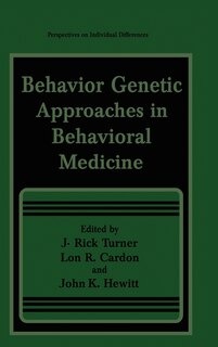 Front cover_Behavior Genetic Approaches in Behavioral Medicine