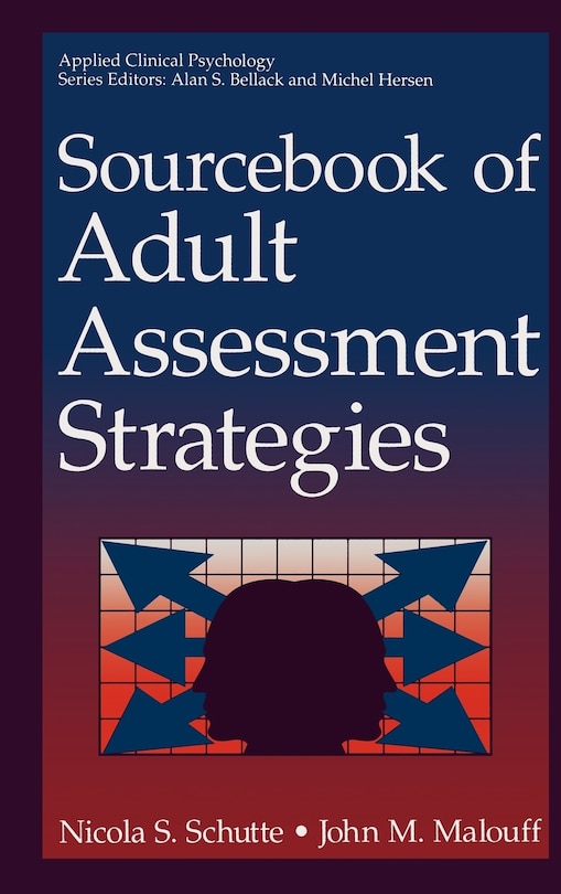 Front cover_Sourcebook Of Adult Assessment Strategies