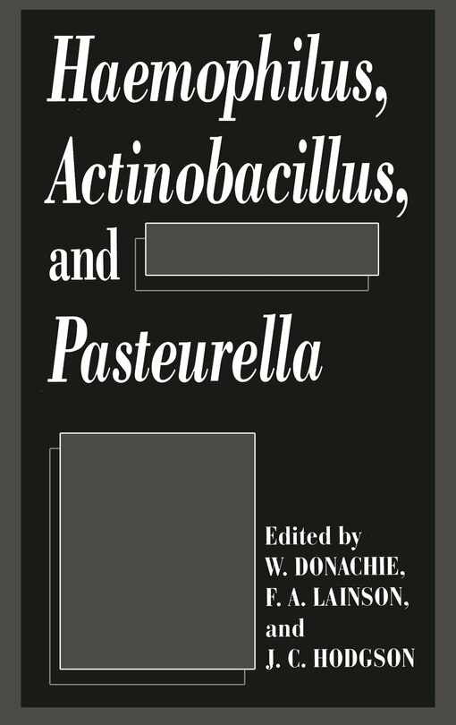 Front cover_Haemophilus, Actinobacillus, And Pasteurella