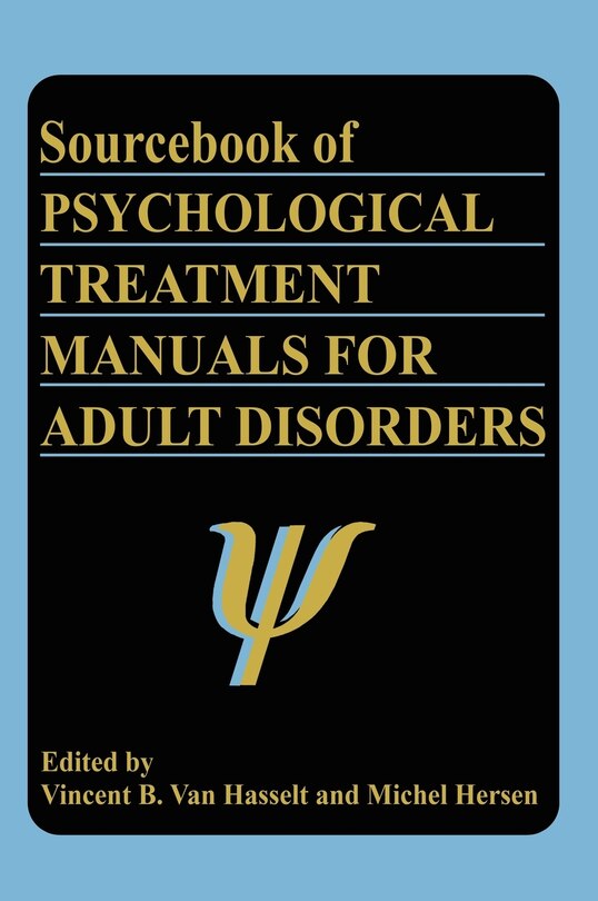 Front cover_Sourcebook of Psychological Treatment Manuals for Adult Disorders