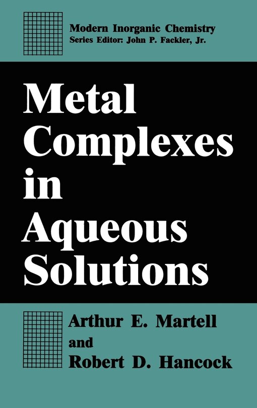 Front cover_Metal Complexes In Aqueous Solutions