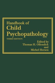 Front cover_Handbook of Child Psychopathology