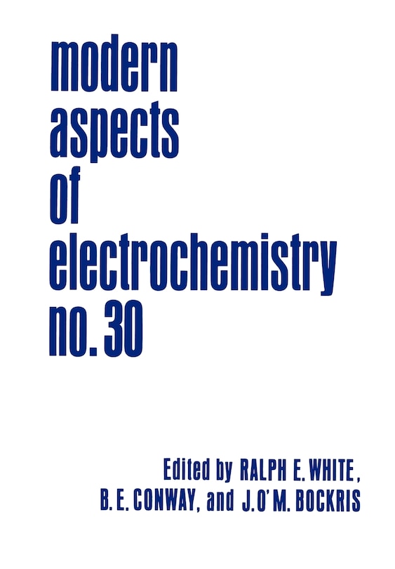 Front cover_Modern Aspects of Electrochemistry 30