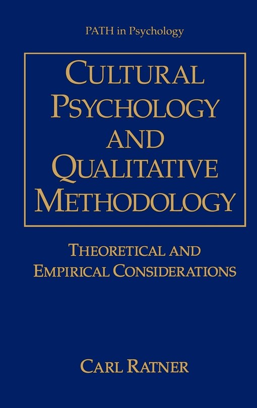 Front cover_Cultural Psychology and Qualitative Methodology