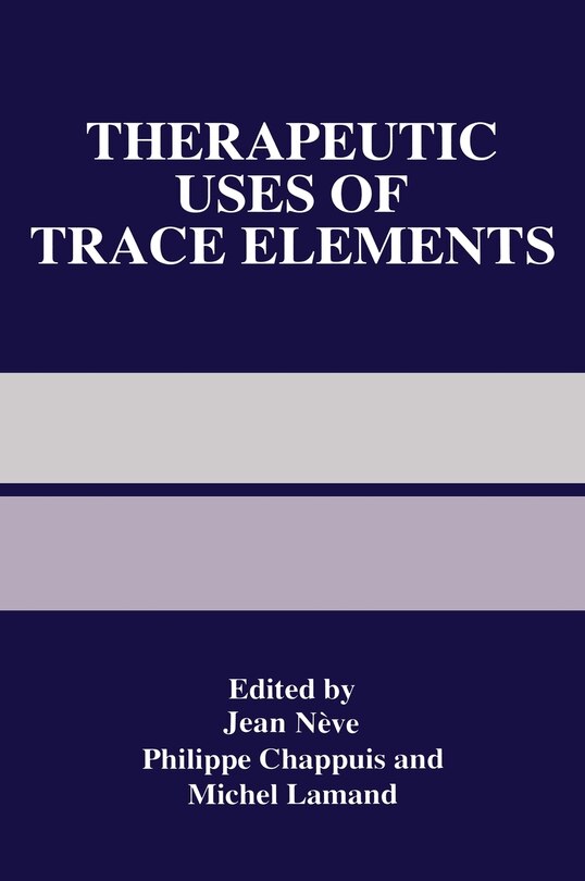 Couverture_Therapeutic Uses of Trace Elements