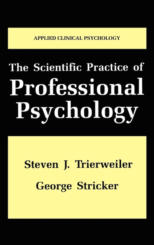 Front cover_The Scientific Practice of Professional Psychology
