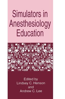 Couverture_Simulators in Anesthesiology Education