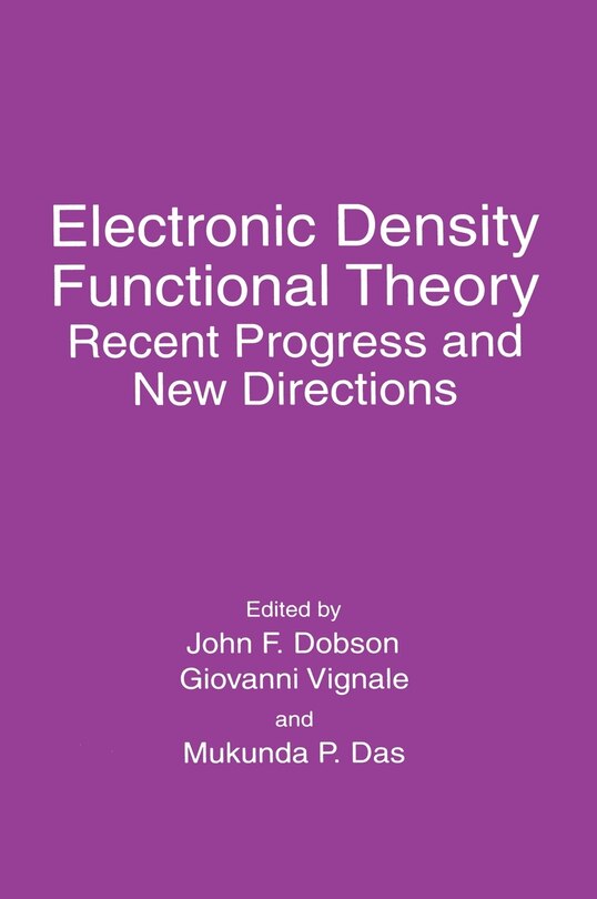 Front cover_Electronic Density Functional Theory