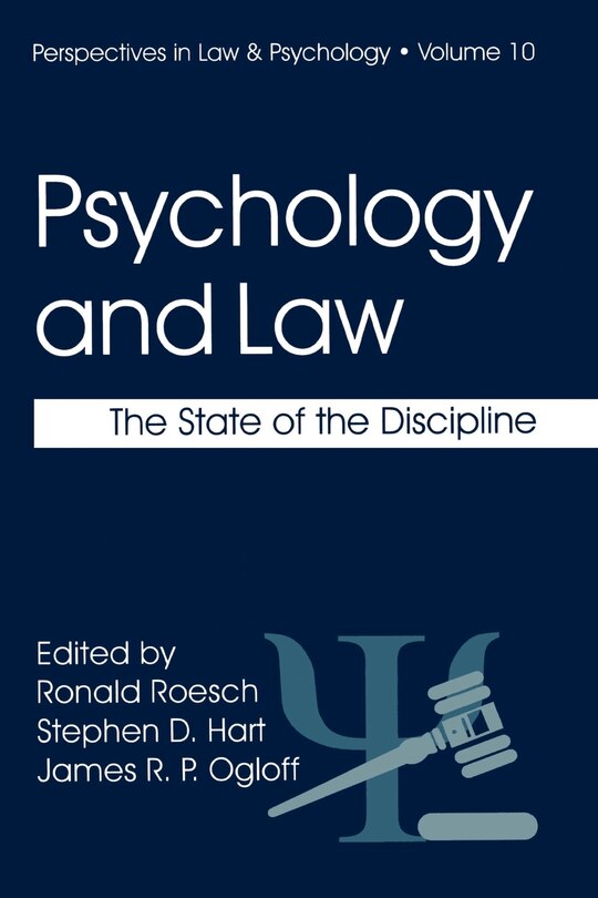 Front cover_Psychology and Law