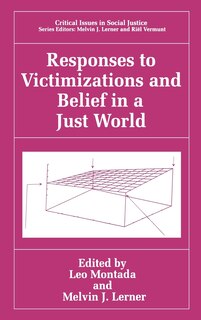 Front cover_Responses to Victimizations and Belief in a Just World