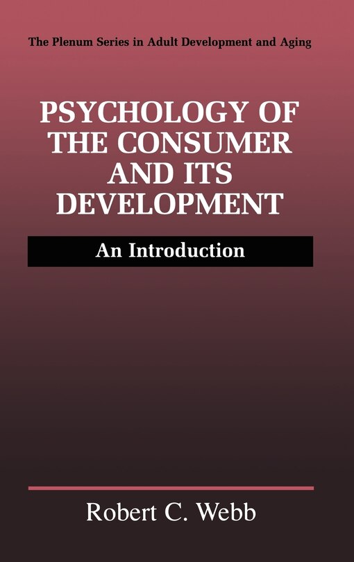 Front cover_Psychology of the Consumer and Its Development