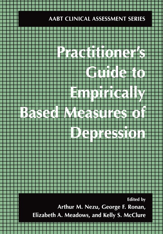 Couverture_Practitioner's Guide to Empirically-Based Measures of Depression